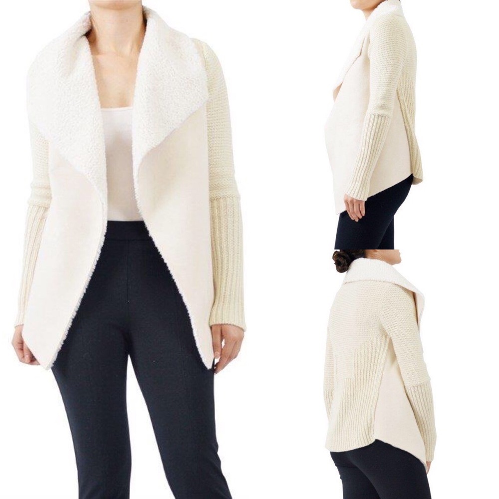 Faux Suede Fur Jacket